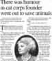 "Passages" Times Colonist newspaper tribute to Thora Bonneau,  Feb. 1999
